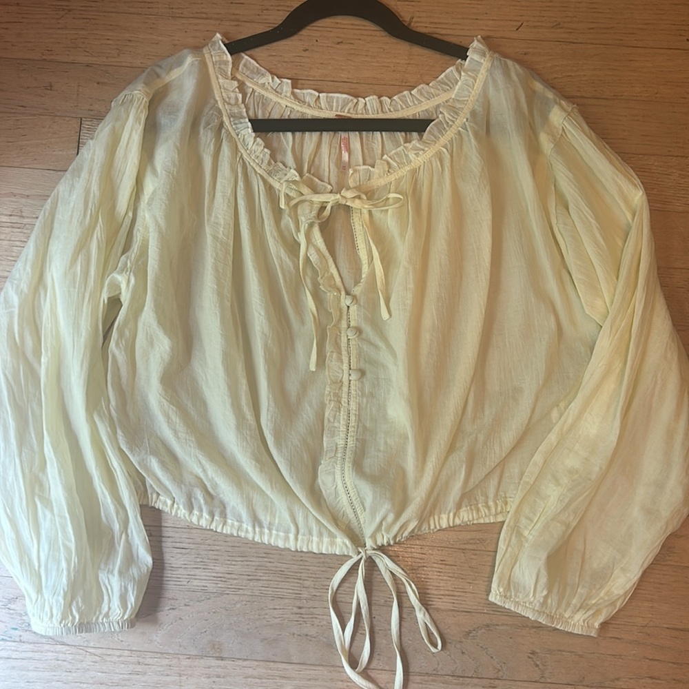 Free PeopleYellow Top